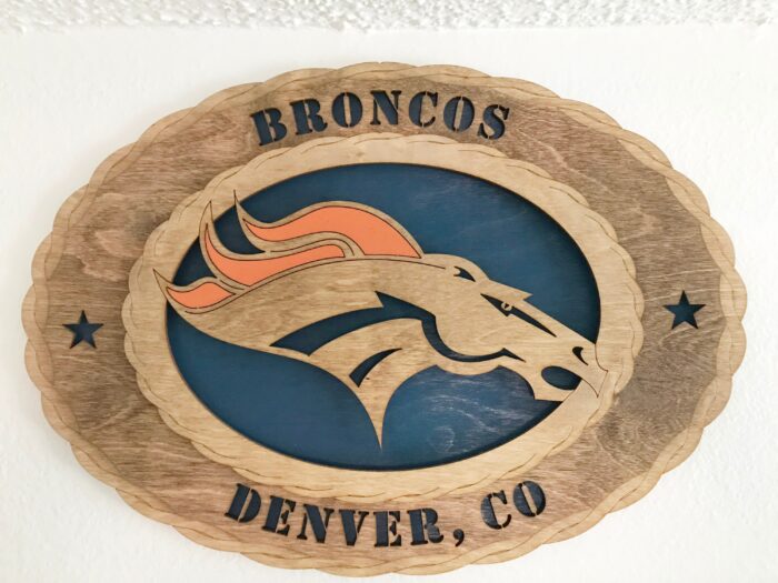 Denver Broncos Wall Tribute - FREE SHIPPING - Image 1
