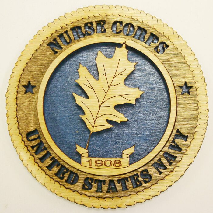 Custom 6" Wood US Navy Nurse Corps Desktop - FREE SHIPPING - Image 1