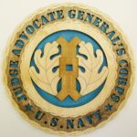 Custom 12"or 18" Navy Jag Corps  Wall Tribute - Image 2