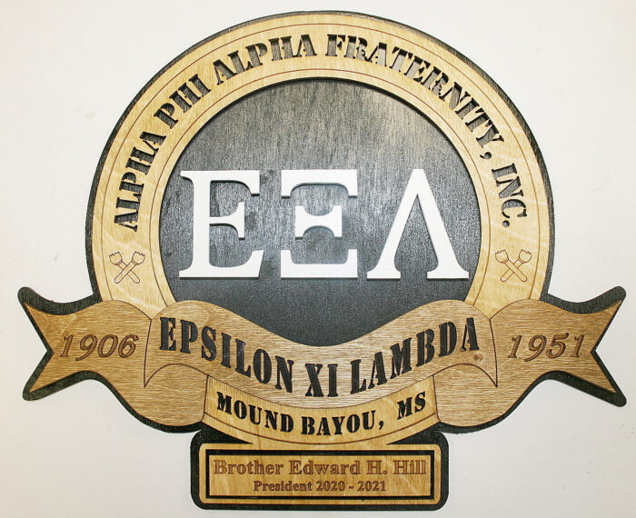 Custom 12"or 18" Alpha Phi Alpha Fraternity Wall Tribute - Image 1