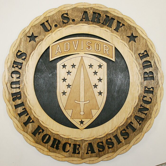 12" and 18" Security Force Assistance BDE Wall Tribute - Image 1