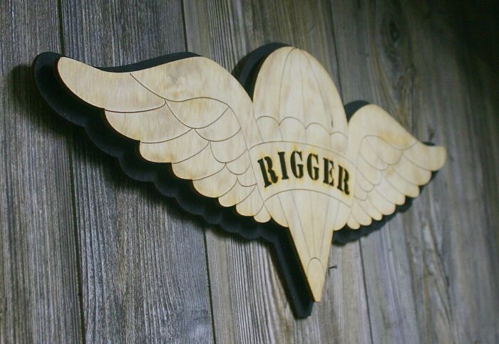 Army Rigger Wings Wall Plaque - FREE SHIPPING - Image 3