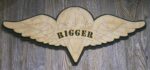Army Rigger Wings Wall Plaque - FREE SHIPPING - Image 2