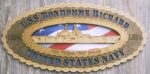 Custom 15 x 7  Wood Ship USS Independence CVA62 Large Oval Tribute - Free Shipping - Image 3