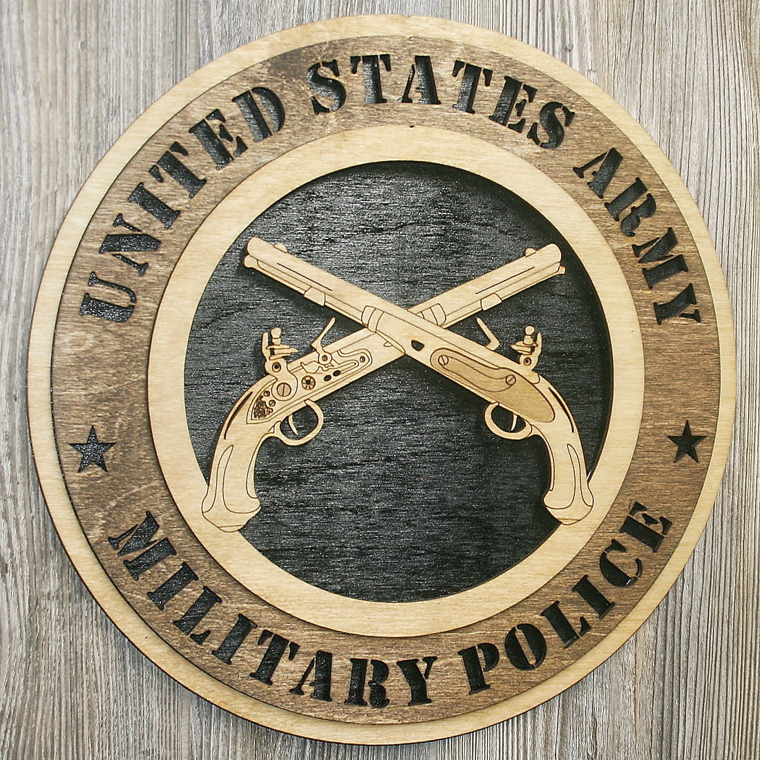 il_fullxfull.4634793636_kvw3.jpg Military Police Wall Tribute with smooth border - Image 1