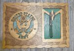 Custom 12 x 8  Army Dog Tag Display - Image 4