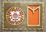 Custom 12 x 8  Coast Guard Dog Tag Display - Free Shipping