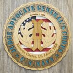 Custom 12"or 18" Navy Jag Corps  Wall Tribute - Image 3