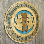 Custom 12"or 18" Navy Jag Corps  Wall Tribute - Image 5
