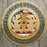 Custom 12"or 18" Navy Jag Corps  Wall Tribute