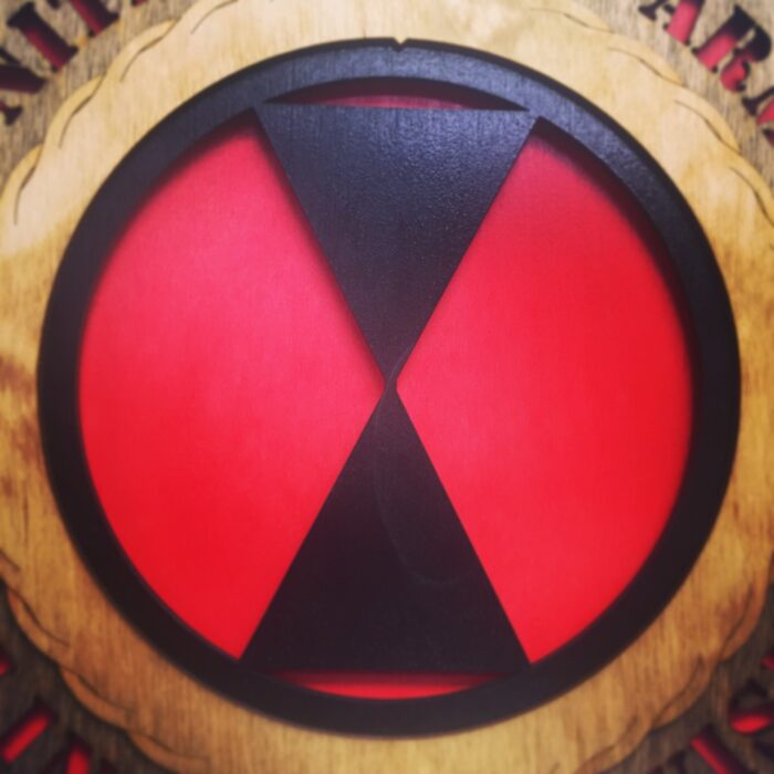 Custom 12" Wood US Army 7th Infantry Division Wall Tribute - FREE SHIPPING - Image 2