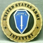 Army Infantry Follow Me Patch Wall Tribute - FREE SHIPPING