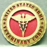 Custom 12" Army Veterinary Corps Wall Tribute
