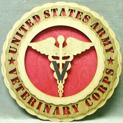 Custom 12" Army Veterinary Corps Wall Tribute