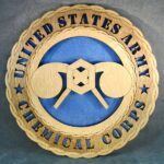 Custom 12" Chemical Corps  - Wall Tribute - FREE SHIPPING