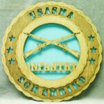 Custom 12" Wood US Army Infantry Wall Tribute - FREE SHIPPING - Image 4