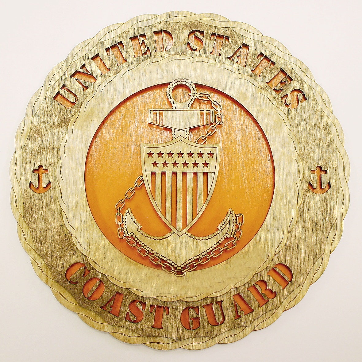 il_fullxfull.2282094986_ibyy.jpg Custom 12"or 18" Coast Guard Chief Wall Tribute - Image 1