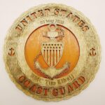 Custom 12"or 18" Coast Guard Chief Wall Tribute - Image 2