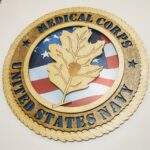 12" and 18"  Navy Medical Corps Wall Tribute - Image 3