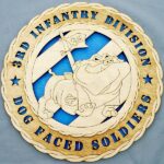 12" and 18" Army 3rd Infantry Dog Faced Soldiers Wall Tribute