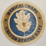 12" and 18"  Navy Medical Corps Wall Tribute