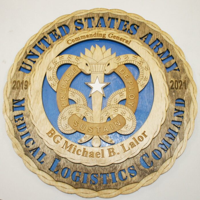 12" and 18"  Medical Logistics Command Wall Tribute - Image 2