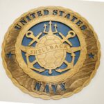 12" and 18"  Navy Shellback Wall Tribute