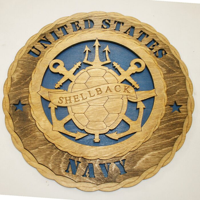 12" and 18"  Navy Shellback Wall Tribute - Image 1