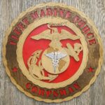 12" and 18" Fleet Marine Force Corpsman Wall Tribute