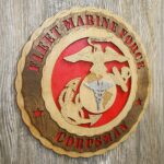 12" and 18" Fleet Marine Force Corpsman Wall Tribute - Image 3