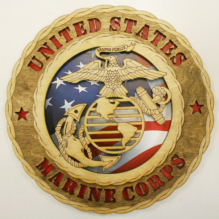 12" and 18" Fleet Marine Force Corpsman Wall Tribute - Image 6