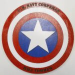 12" and 18" Captain America Wall Tribute - Image 2
