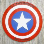12" and 18" Captain America Wall Tribute