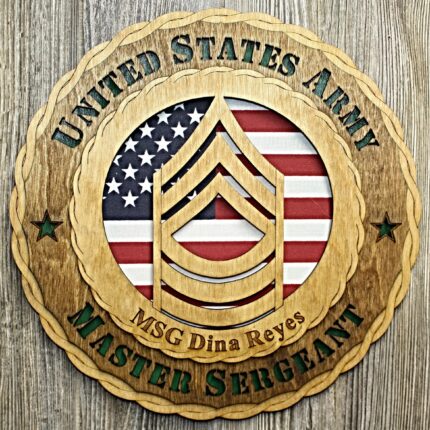 Army Master Sergeant  Wall Tribute