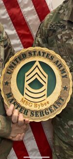 Army Master Sergeant  Wall Tribute - Image 6