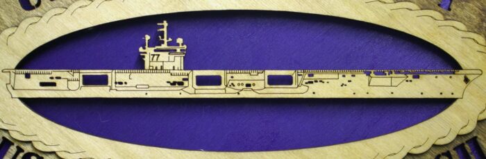 USS George H W Bush 15 x 7  Large Oval Tribute - Image 3