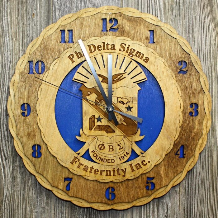 Phi Delta Sigma Wall Clock Wall Tribute - Image 1
