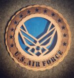 Custom 8" Wood US Air Force Wall Tribute - FREE SHIPPING - Image 4