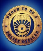 Custom 12" Wood Proud to be a Police Officer Wall Tribute - FREE SHIPPING - Image 3