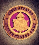 Custom 12" Wood US Army Civil Affairs Wall Tribute - FREE SHIPPING - Image 3
