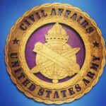 Custom 12" Wood US Army Civil Affairs Wall Tribute - FREE SHIPPING
