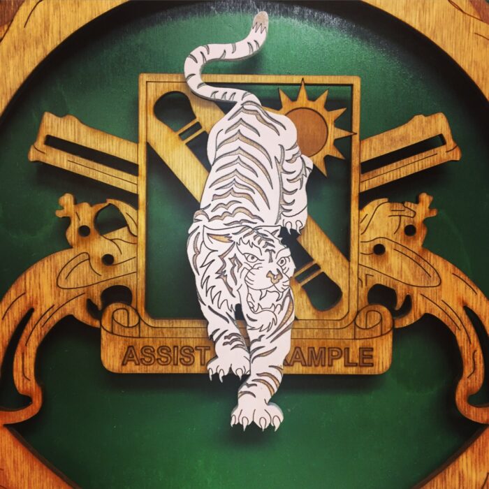 Custom 12" Wood US Army 701st Military Police Wall Tribute - FREE SHIPPING - Image 2