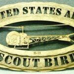 Custom 8x12" Wood US Army Scout Bird Wall Tribute