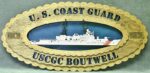 Custom 8x12" Wood US Coast Guard USS Boutwell Wall Tribute - Image 2