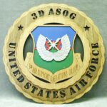 Custom 12" Wood US Air Force 3rd Air Support Operations Group Wall Tribute - FREE SHIPPING