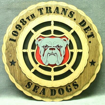 Custom 12" Wood US Army 1098th Transportation Det Wall Tribute - FREE SHIPPING