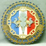 Custom 12" Wood Army 331st Transportation Company Wall Tribute - FREE SHIPPING