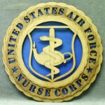Custom 12" Wood US Air Force Nurse Corps Wall Tribute - FREE SHIPPING