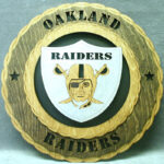 Custom 12" Wood Oakland Raiders Wall Tribute - FREE SHIPPING