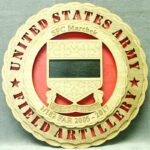 1/182 FAR Army Field Artillery Wall Tribute